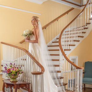 Cathedral Length Veil in Ivory